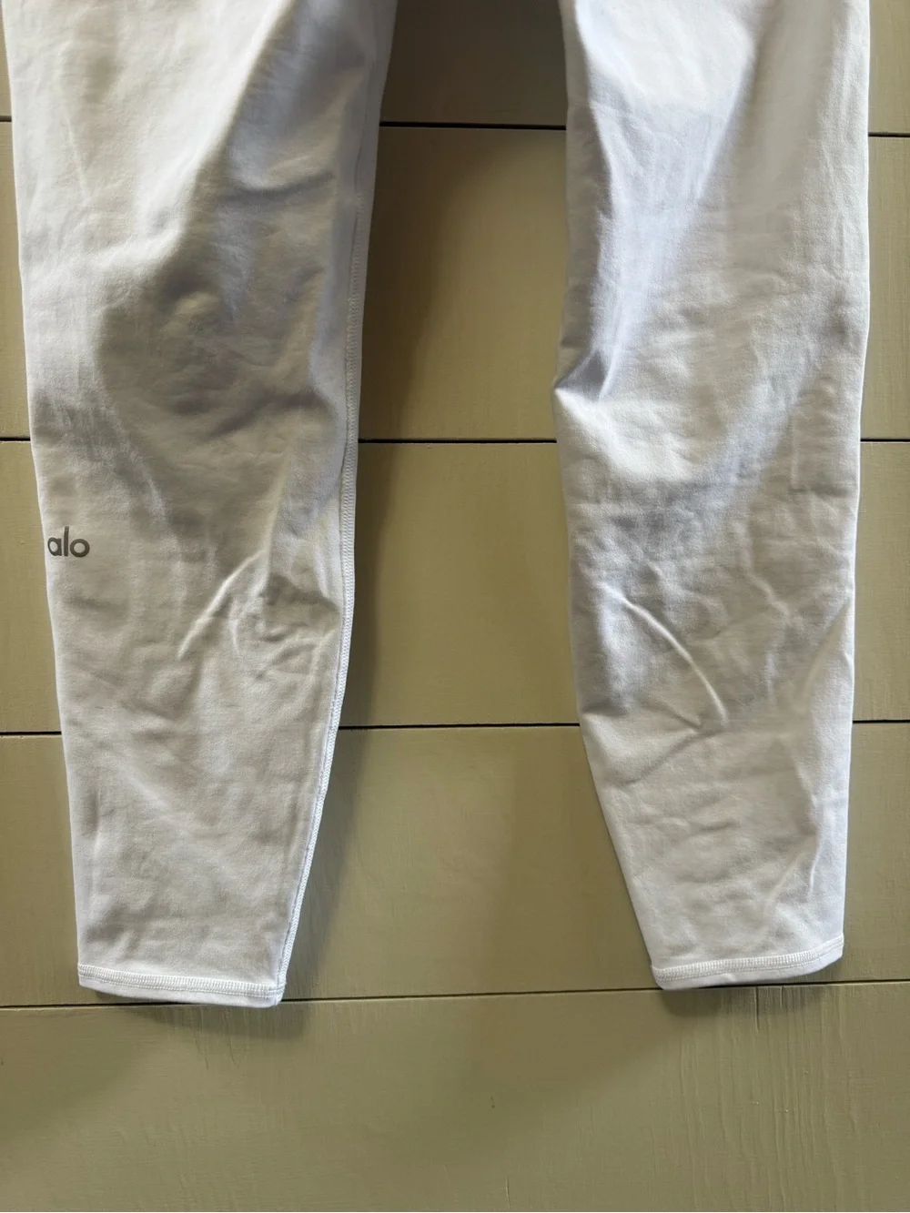 Alo Yoga Airbrush 7/8 High-Waist Leggings White Women's Size XL